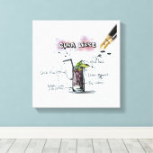 Cuba Libre Canvas Afdruk (Insitu (Houten vloer))