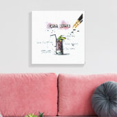 Cuba Libre Canvas Afdruk (Insitu (Woonkamer))