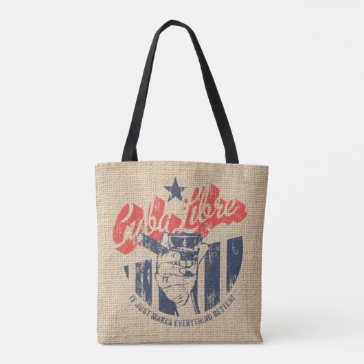 Cuba Libre Canvas tas (Achterkant)