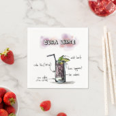 Cuba Libre Drink Recept Cocktail servet (Insitu)