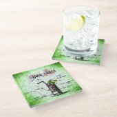 Cuba Libre Drink Recipe Glazen Onderzetter (Schuin)