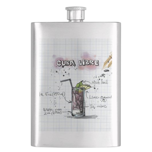 Cuba Libre Heupfles (Voorkant)