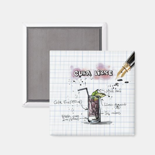 Cuba Libre Magneet (Voorkant / Achterkant)