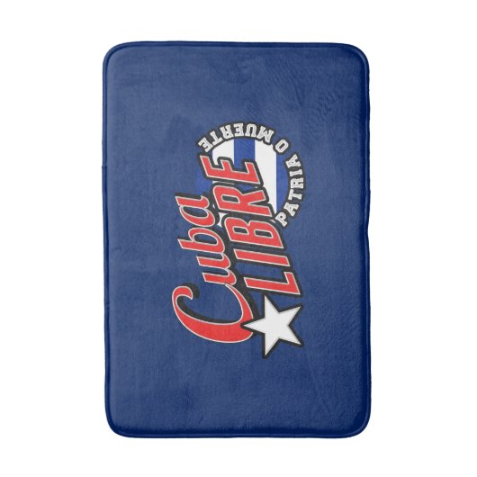 Cuba Libre Motto Badmat (Voorkant Verticaal)
