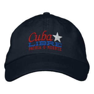 Cuba Libre Motto Borduurwerk Geborduurde Pet