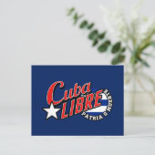 Cuba Libre Motto Briefkaart (Staand voorkant)