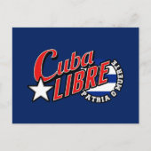 Cuba Libre Motto Briefkaart (Voorkant)