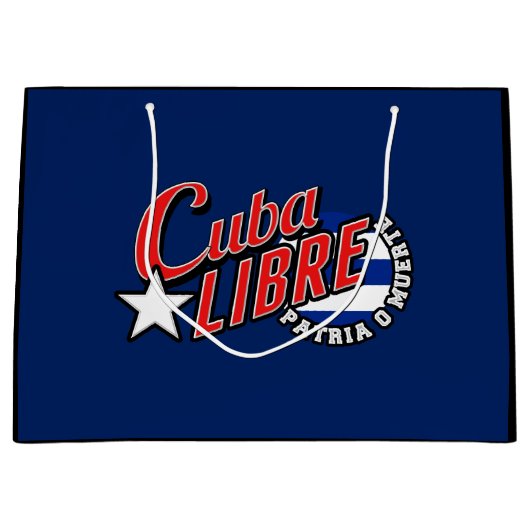 Cuba Libre Motto Groot Cadeauzakje (Voorkant)