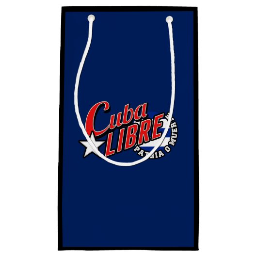 Cuba Libre Motto Klein Cadeauzakje (Voorkant)