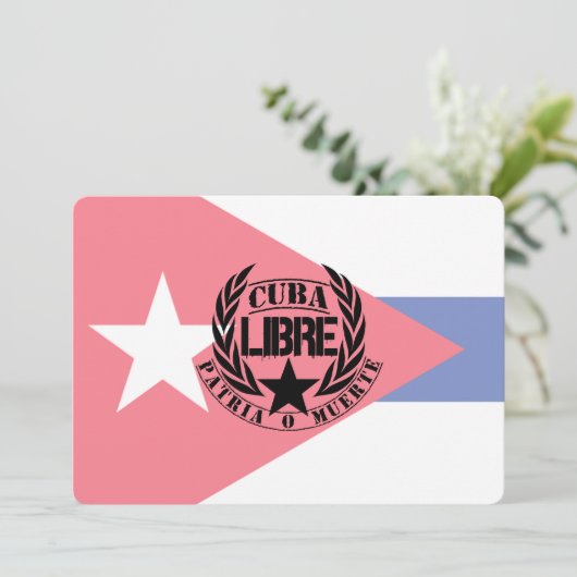 Cuba Libre Motto Laurels (Staand voorkant)