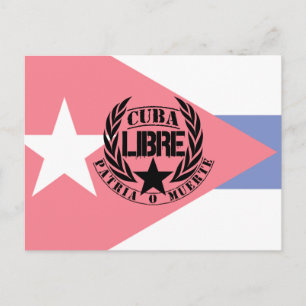 Cuba Libre Motto Laurels Briefkaart
