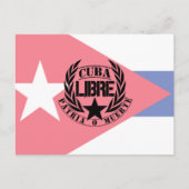 Cuba Libre Motto Laurels Briefkaart (Voorkant)
