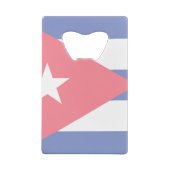 Cuba Libre Motto Laurels Creditkaart Flessenopener (Achterkant)