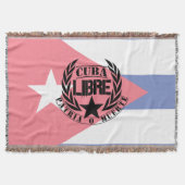 Cuba Libre Motto Laurels Deken (Voorkant)