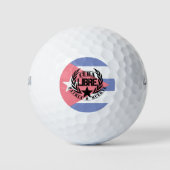 Cuba Libre Motto Laurels Golfballen (Voorkant)