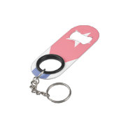 Cuba Libre Motto Laurels Mini Flessenopener (Achterkant Gekanteld)