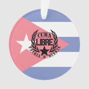 Cuba Libre Motto Laurels Ornament