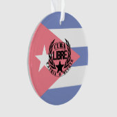 Cuba Libre Motto Laurels Ornament (voorkant)