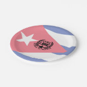 Cuba Libre Motto Laurels Papieren Bordje (Gekanteld)