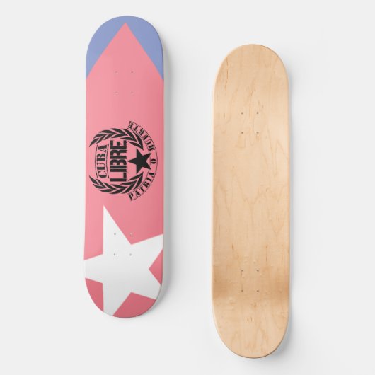 Cuba Libre Motto Laurels Persoonlijk Skateboard (Voorkant)