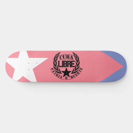 Cuba Libre Motto Laurels Persoonlijk Skateboard (Horizontaal)