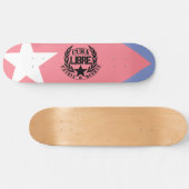 Cuba Libre Motto Laurels Persoonlijk Skateboard (Horizontaal)