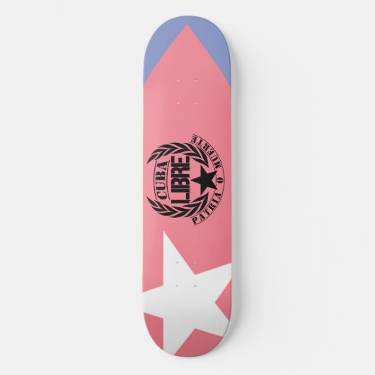 Cuba Libre Motto Laurels Persoonlijk Skateboard (Voorkant)