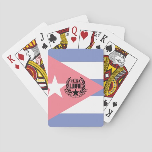 Cuba Libre Motto Laurels Pokerkaarten (Achterkant)