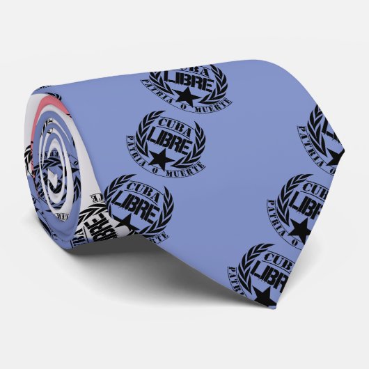 Cuba Libre Motto Laurels Stropdas (Opgerold)