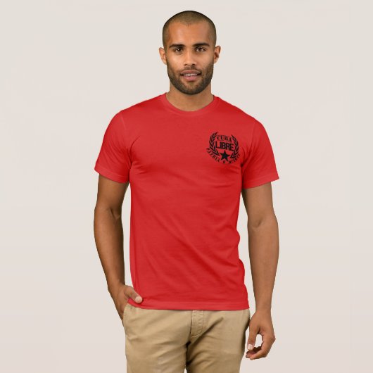 Cuba Libre Motto Laurels T-shirt (Voorkant volledig)