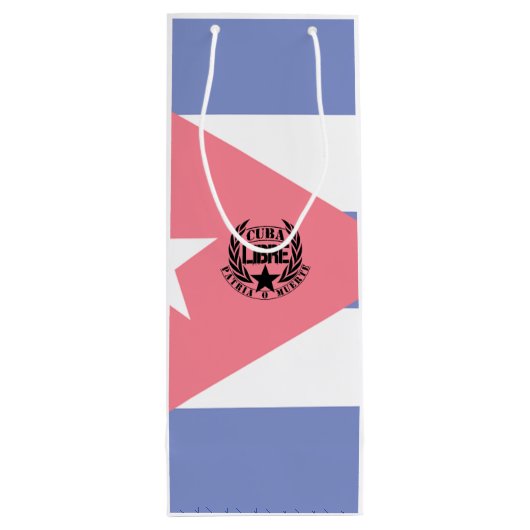 Cuba Libre Motto Laurels Wijn Cadeautas (Achterkant)