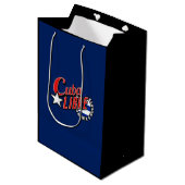 Cuba Libre Motto Medium Cadeauzakje (Voorkant Gekanteld)