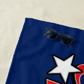 Cuba Libre Motto op een Strandlaken (In situ)