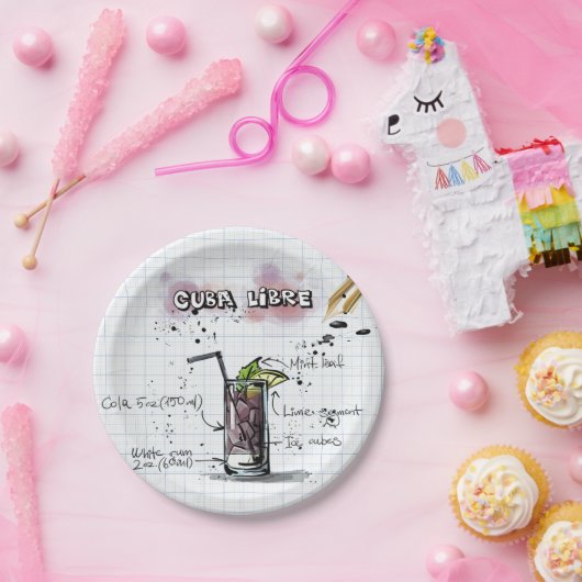 Cuba Libre Papieren Bordje (Feest)