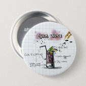 Cuba Libre Ronde Button 7,6 Cm (Voorkant /achterkant)