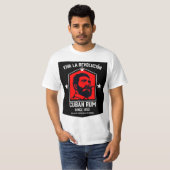 Cuba Libre Rum Drinkers Revolution T-Shirt (Voorkant volledig)