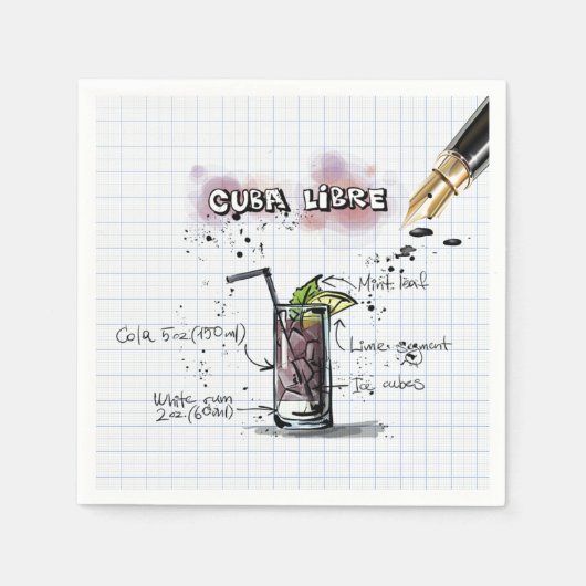 Cuba Libre Servetten (Voorkant)
