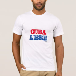 Cuba Libre SOS Cuba rood wit blauw T-shirt