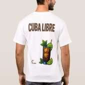 Cuba Libre T-Shirt – Classic Rum & Cola Cocktail (Achterkant)