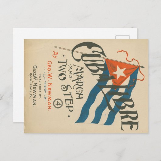 Cuba Libre Travel Briefkaart (Voorkant / Achterkant)