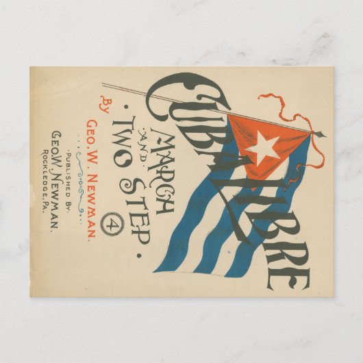 Cuba Libre Travel Briefkaart (Voorkant)