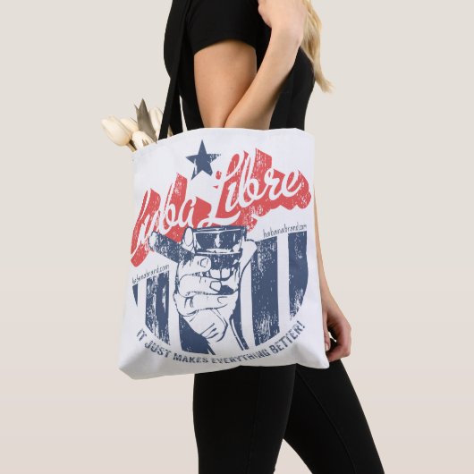 Cuba Libre White Tote Bag (Dichtbij)