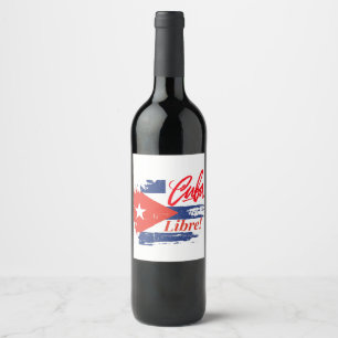Cuba Libre Wine Label Wijn Etiket
