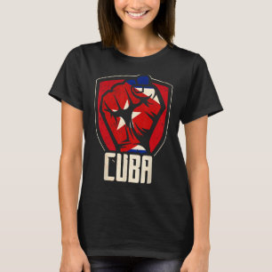 Cuba Liefde Cubaanse vlag Havana Communisme Social T-shirt