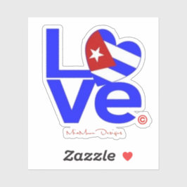 CUBA LIEFDE STICKER