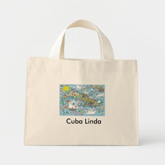 Cuba Linda Mini Tote Bag (Voorkant)