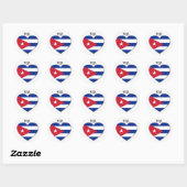Cuba Love Ronde Sticker (Vel)