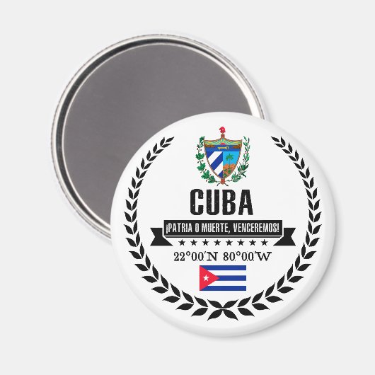 Cuba Magneet (Voorkant / Achterkant)