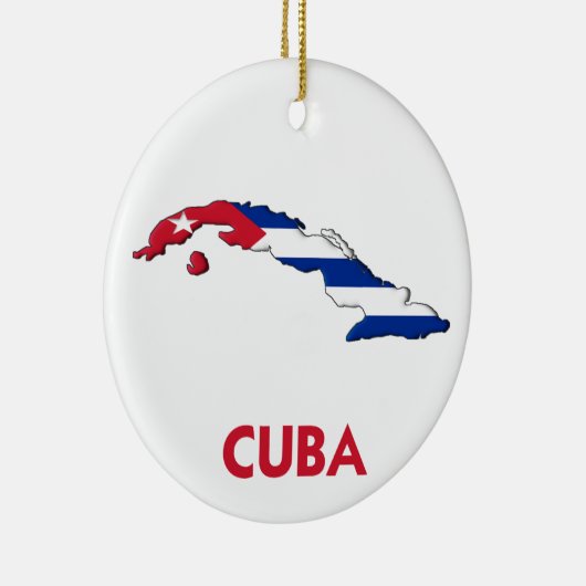 CUBA MAP KERAMISCH ORNAMENT (Rechts)