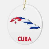 CUBA MAP KERAMISCH ORNAMENT (Links)